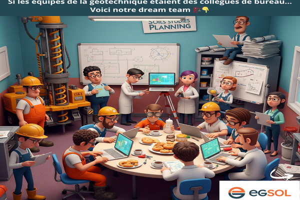 SI les équipes géotechniques étaient des collègues de travail...